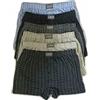 iTRONiK 6 Piars - Boxer da uomo in cotone, stile classico, sportivo, mimetico, tinta unita, a quadri, con fascia fluo, taglie dalla S alla 6XL, Check Classic, S