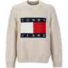 Tommy Jeans Maglione Uomo Flag DM0DM19442 Regular Fit