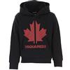 DSQUARED2 felpa bambino con logo DQ049CD00J7 - Nero, 8A