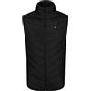 HEONSATI Giacca Sci Uomo Donna Giacchetto Riscaldata Senza Maniche Slim Fit Giubotti Per Uomo E Donna Trekking Impermeabile Giacche Di Riscaldamento Senza Cappuccio Donna Uomo Giubbotti Invernali Lavabile