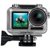 VOLOHAS Flycoo2 - Custodia impermeabile per DJI Osmo Action 40 m, con viti di fissaggio e base di protezione subacquea, obiettivo in vetro