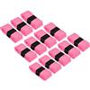 PATIKIL 43.3 Nastro Impugnatura Racchetta Tennis 12 Pezzi PU Overgrip Elasticizzato Antiscivolo Assorbe Sudore per Badminton Canna Pesca Rosa