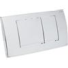 Geberit, Placca di comando Twinline 30 115.899.KH.1, per risciacquo a 2 quantità, colore cromo, cromo spazzolato 115899KH1