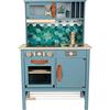 small foot Cucina gioco compatta tasty in legno, con forno e accessori, gioco di ruolo per bambini dai 3 anni, 12216