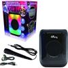 Lexibook, Altoparlante Bluetooth Portatile con Microfono, Volume Sonoro Potente, Effetti di Luce Multicolore, Batteria Ricaricabile, K8310