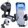 Miracase Supporto per telefono da auto per cruscotto e parabrezza, 3 in 1, supporto per cellulare, supporto girevole a 360° per iPhone16 15 Pro Plus Max 14 13 12 11Samsung