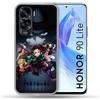 Cokitec Cover rinforzata per Honor 90 Lite 5G Manga Demon Slayer Nero