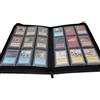 docsmagic.de Premium PRO-Player 9-Pocket Zip-Album Black - 360 Card Binder - MTG - PKM - YGO - Cerniera Nero
