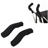 Biitfuu 2 pezzi copri manico passeggino nero copri manico passeggino in neoprene nero per accessori passeggino per bambini