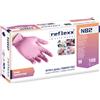 REFLEXX Guanti Nitrile Monouso Reflexx N82 - gr.3,2 - guanti nitrile monouso - ultra sottile- Rosa - Senza Polvere - 100% latex free - conf. 100 pezzi - TAGLIA XS