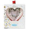 Me To You Bear Tatty Teddy Heart Glass Christmas Tree Bauble, XGT01041, Blu, grigio, rosso