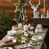 Galbiati Servizio di Piatti Natalizio 24 Pezzi Regal Christmas in Porcellana