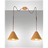 Fabas ESINO SOSPENSIONE NOCE 2 LUCI 3630-46-130