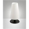 Fabas MILADY LAMPADA DA TAVOLO ATTACCO G9 LAMPADINA INCLUSA COLORE NERO DIMMERABILE D.6CM
