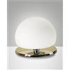 Fabas MORGANA LAMPADA DA TAVOLO ATTACCO G9 LAMPADINA INCLUSA COLORE CROMO DIMMERBILE D.15CM