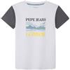 Pepe Jeans Rick, T-shirt Bambini e ragazzi, Bianco (White),14 anni