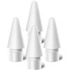 Abauoat Punta per Apple Pencil, 4 Pezzi Punte Tips,Alta Sensibilità Punte, Punta Ricambio Accessori, per Apple Pencil 1a e 2a Generazione, Compatibile con Punte Apple Pencil,（Bianco）