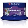 Verbatim 43703 8x Dual Layer Printable DVD+R - Spindle 50 Pack Wide Print (DVD)