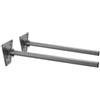 Lampa Set 2 ganci porta gomme e cerchioni da parete lampa richiudibili - 15969