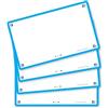 Oxford Flash 2.0 - 80 schede Bristol Flash Cards 7,5 x 12,5 cm, sfondo bianco tinta unita, cornice turchese