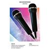 Deep Silver Mikrofon für Karaoke Games (Lets Sing, Voice of Germany, SingStar etc.) für PlayStation (PS3, PS4, PS4 Pro), Nintendo (Switch, Wii U, Wii), XBOX One (OneX, OneS) + PC- 2er Set universal USB Mikrofon [Edizione: Germania]