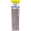 TENAX FIX-TIE XL, Fascette Multiuso in Plastica, Lunghezza 29 cm Grigio Argento, Confezione da 50 pezzi