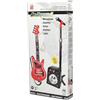REIG 844 - Set di giocattoli per chitarra a 4 corde e microfono amplificato