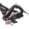 Meister Pialla elettrica MEH 900-2, 900 W, larghezza pialla 82 mm, profondità 3 mm, profondità di piegatura 15,5 mm, con arresto laterale e di profondità di piegatura, sacchetto di raccolta della polvere, piallatrice elettrica
