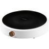 DOMO DO30112IP - Piastra per cottura a induzione, 9 livelli di temperatura, superficie in ceramica di alta qualità, Ø 26 cm, colore: Bianco