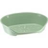 Ferplast Cuccia per Cani e Gatti Cuccia per Cani taglia media 100% plastica riciclata Lettino per Cani lavabile traspirante e antiscivolo Siesta Deluxe, 70,5 x 52 x 23,5 cm., Verde