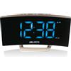 MAJESTIC SVEGLIA DOPPIO ALLARME AC/DC DISPLAY CURVO 1,85' SVE-234