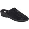 Scholl CALZATURA ELSA STRIPED ELASTICATED WOMAN BLACK ELASTICIZZATO A RIGHE 37