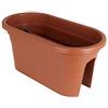 ARTEVASI Fioriera Venezia Balcone 60 cm Terracotta
