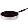 Pentole Agnelli ALSC2111SC40 Padella Dritta con Manico, Alluminio, Argento, 40 cm