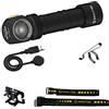 Armytek Torcia frontale LED Armytek Nuovo Wizard C2 v4 bianco freddo 1200 lumen Ricaricabile USB + batteria 18650