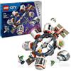 LEGO City Stazione Spaziale Modulare, Modellino Giocattolo da Costruire per Collegare Astronavi, Moduli e Veicoli Spaziali, Gioco per Bambini da 7 Anni in su con Minifigure di Astronauti e Robot 60433