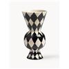 klevering Vaso dipinto a mano Rhombic, alt. 30 cm