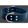 Ballatore Collare per cani in pelle di bufalo Grigio 80x4.0