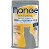 Monge Gatto Natural Buste 80g kitten tonno con fegatini di pollo