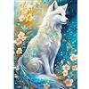 CEOVR Diamond Painting Kit Adulti,Animale Pittura Diamante 5D 30x40 cm,Diamanti Painting Volpe,Diamond Painting Kit Completo Bambini,Fiore Diamond Painting Art Set