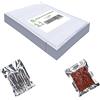 CL CANLENPK CANLENPK - Sacchetti sigillanti per sottovuoto, 10 x 15 cm, con retro argentato e parte anteriore trasparente, sacchetti sigillabili resistenti per alimenti, snack, frutta, noci, bollire il vapore,
