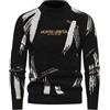 TYUIOP Maglioni di Natale Famiglia Uomo Lana Pullover Maglione da A Girocollo Trecce Invernali