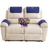 MeRcri Copridivano 1 2 3 Posti Impermeabile Divano Protector Mobili Coperture per Cani Gatti Letto con Copri Divano Slipcovers Copridivano Trapuntato Waterproof Antimacchia (Color : 01, Size : 2 posti)