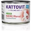 Kattovit Renal Tacchino e riso 185g umido dietetico gatto feline diet 185g