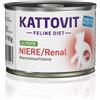 Kattovit Renal Tacchino e riso 185g umido dietetico gatto feline diet 12 x 185g