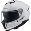 LS2 Casco Ls2 Ff808 Stream II Mono Gloss White, TAGLIA Tg. XS