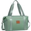 COOLIFE Ryanair Underseat, borsa da viaggio, borsa sportiva, 40 x 25 x 20 cm, bagaglio a mano Overnight Weekend, borsa da donna, impermeabile, per sport e viaggi, verde scuro, 20L(40x25x20cm), Borsone