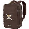 One Piece Skull-Zaino Mercury da Viaggio Aereo 40x20x25cm Bagaglio a Mano, Marrone, Capacità 20 L