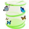 Gudalea Gabbia per Insetti - Habitat Pieghevole per Farfalla Casetta 30 x 35 cm - Portatile Adatto per Creare un Ambiente Sicuro e Confortevole per Gli Insetti