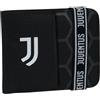 Seven Portafoglio Uomo -F.C. JUVENTUS Calcio, Nero Bianco - Apertura con Elastico -Portamonete con Chiusura Magnetica -Multi Scomparti Interni- Portafoglio Bambino -Squadre Calcio Serie A - Tifoso Juventino